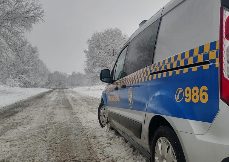 Strażnicy miejscy przypominają o zimowych obowiązkach właścicieli nieruchomości, apelują w sprawie bezdomnych