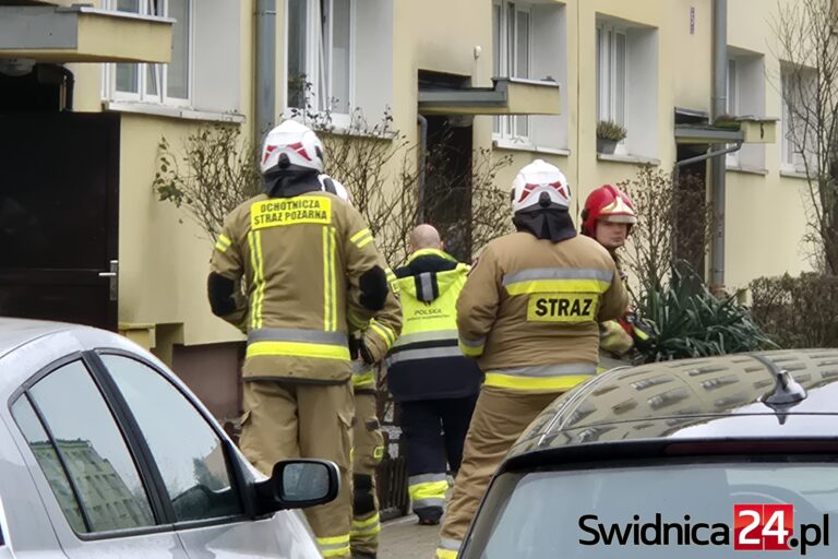 Wyciek gazu w mieszkaniu przy ul. Marii Kunic w Świdnicy