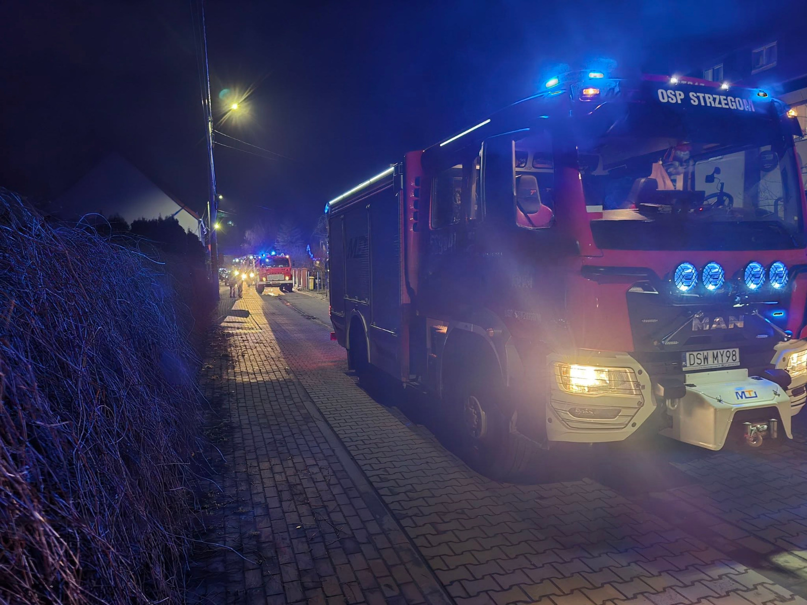 Strzegom. Pożar kuchenki gazowej