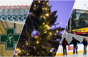 Wydłużone godziny otwarcia sklepów, zmiany w komunikacji miejskiej, plan pracy obiektów sportowych. Informator na święta