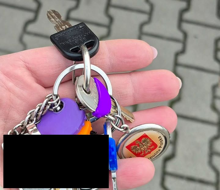 Znaleziono komplet kluczy