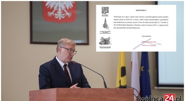 Przewodniczący Rady Miejskiej oficjalnie przesuwa uchwalenie budżetu na 2026 rok. „Miasto jest w dobrych rękach”?