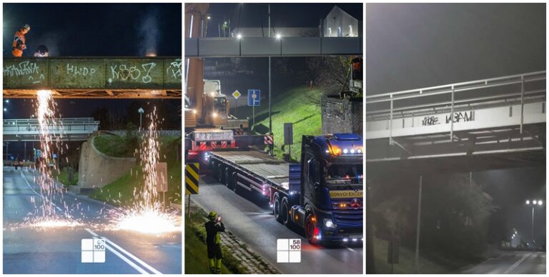 Nowy wiadukt na celowniku wandala [FOTO]