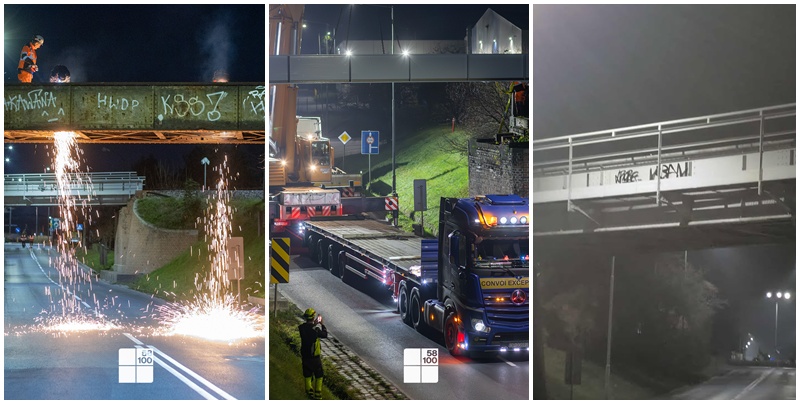 Nowy wiadukt na celowniku wandala [FOTO]