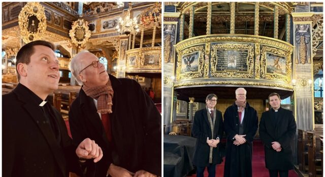 Książę von Hochberg-Pless odwiedził Kościół Pokoju w Świdnicy