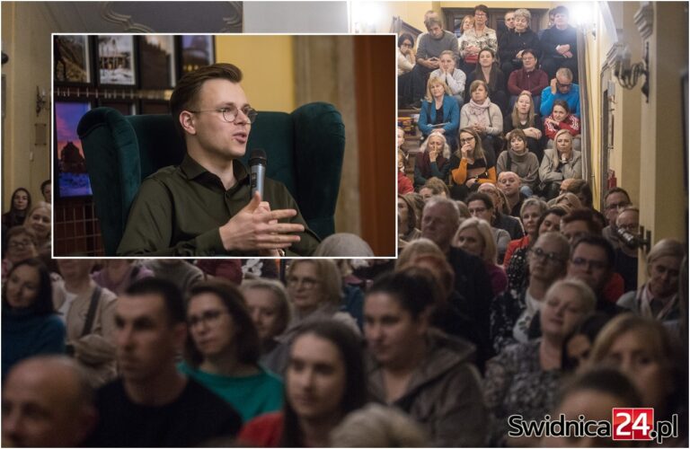 Sławek Gortych przyciągnął tłumy w Świdnicy. Zapowiedział nową powieść, film i spektakl [FOTO]