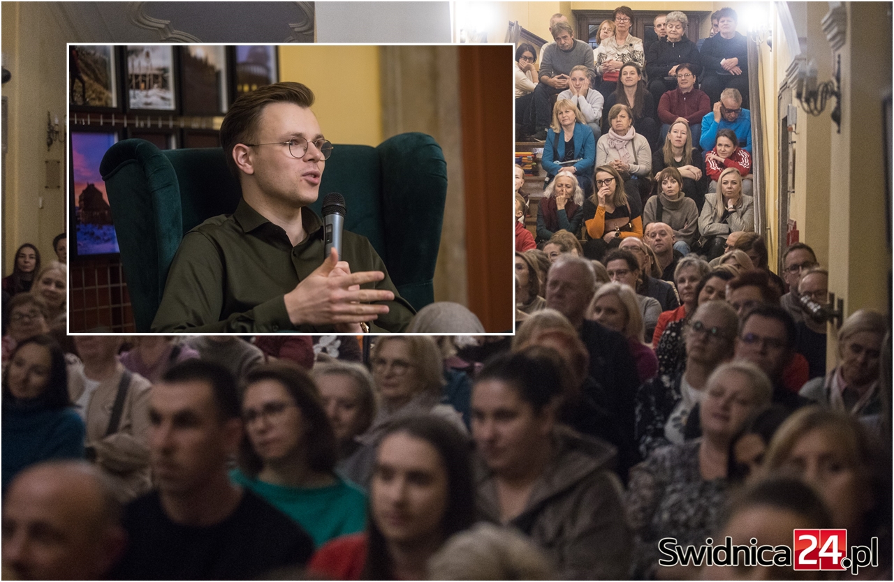 Tajemnice Karkonoszy i mroczne historie. Popularny pisarz Sławek Gortych oczarował tłumy czytelników w Świdnicy [FOTO]