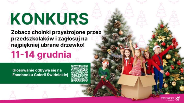 Pomóż wybrać najpiękniejszą choinkę! Trwa głosowanie w świątecznej akcji Galerii Świdnickiej