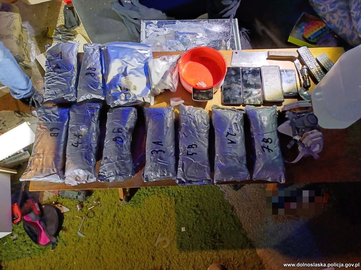 Świdniccy kryminalni zabezpieczyli prawie 9 kg niedozwolonych substancji [VIDEO]