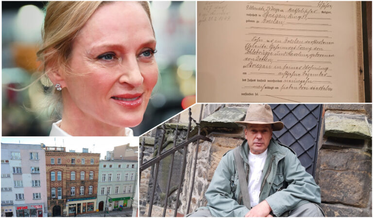 Przodkowie amerykańskiej gwiazdy kina Umy Thurman mieszkali w Strzegomiu. Regionalista ujawnia dokumenty