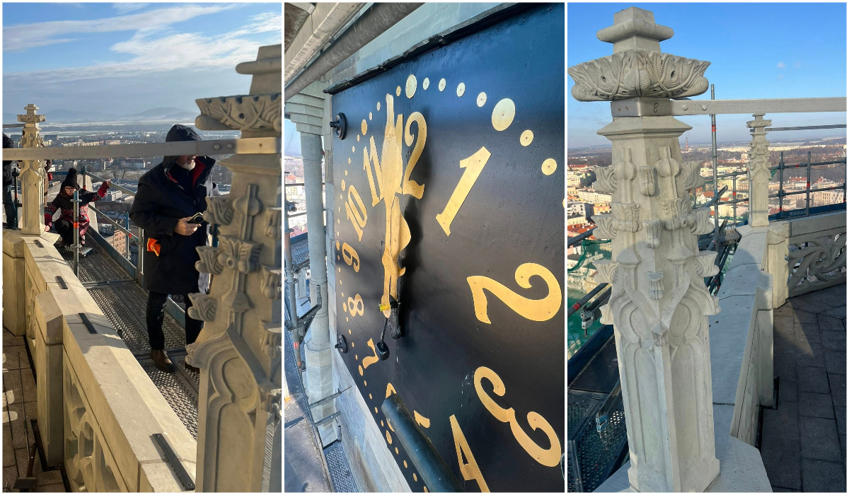 Wieża katedralna oczyszczona, tarcze zegarowe po renowacji. Zobacz efekty prac konserwatorskich [FOTO]