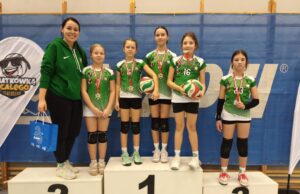 Nasze młode zawodniczki rywalizowały w Świątecznym Festiwalu Minisiatkówki