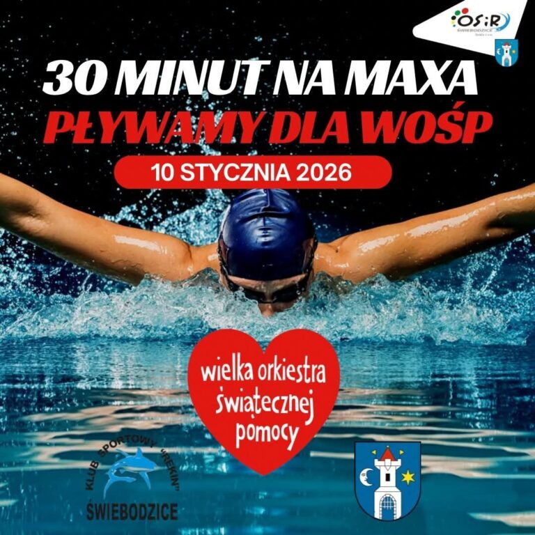 Charytatywne pływanie dla WOŚP