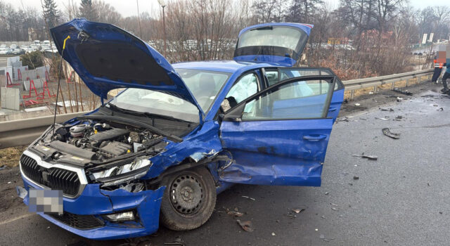 DK5 Strzegom wypadek 2026.01.17-1