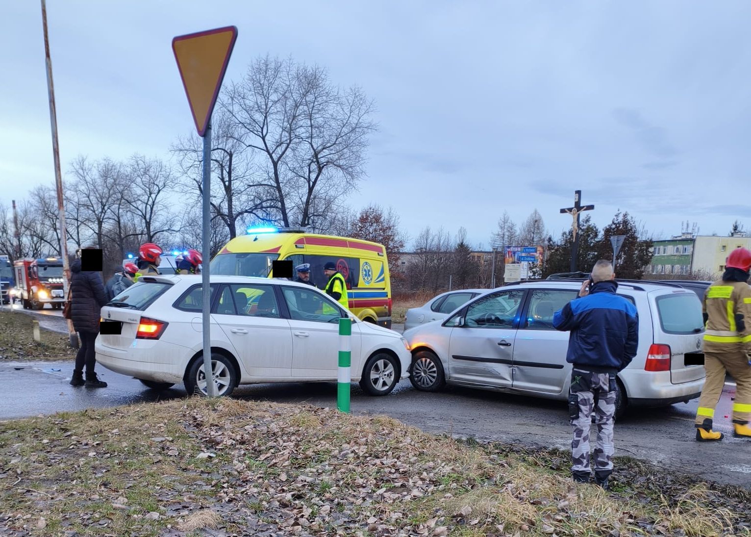 Wypadek na drodze krajowej nr 35 w Pszennie [FOTO]
