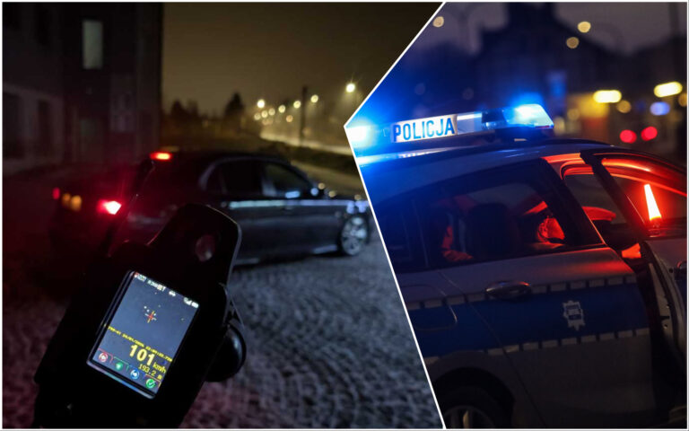 Pędzili ponad setkę przez Świdnicę i Nowy Jaworów. Wpadli podczas policyjnej akcji „Prędkość”