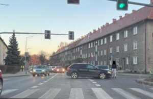 Kolizja na skrzyżowaniu Wodnej i Mieszka w Świdnicy