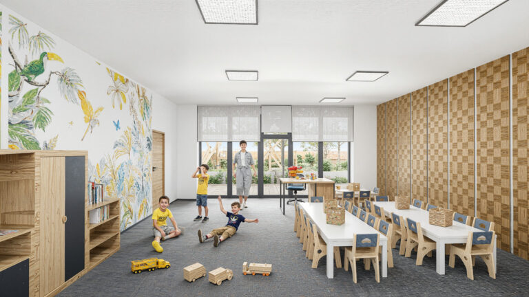 Tak będzie wyglądać nowe przedszkole w gminie Świdnica? Ruszyły poszukiwania wykonawców [WIZUALIZACJE]