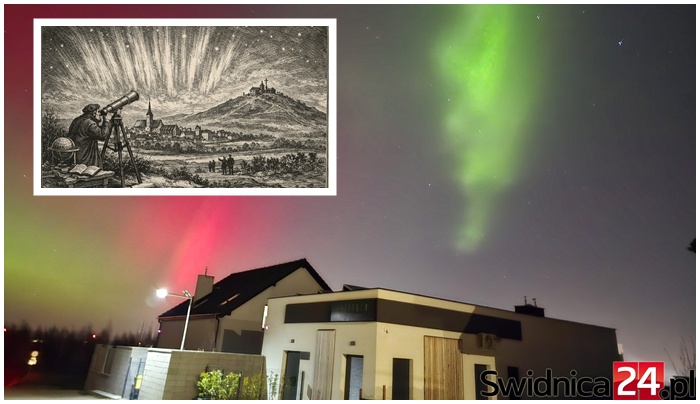 Zorze polarne widziano w naszym regionie także w przeszłości. Co mówią kroniki?