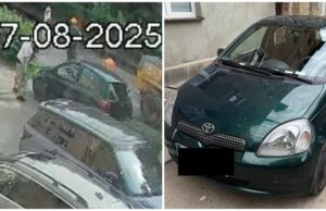 Jechała chodnikiem, wiozła pieszego na masce. Policja kończy na pouczeniu