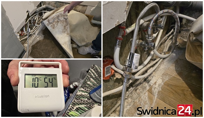 Prąd pod prysznicem, dziurawe okna, wilgoć. Prokuratura umarza postępowanie w sprawie lokalu socjalnego w Świdnicy