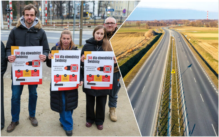 Walka o obwodnicę Świdnicy trwa już 27 lat. Zbierają podpisy pod petycją do ministerstwa