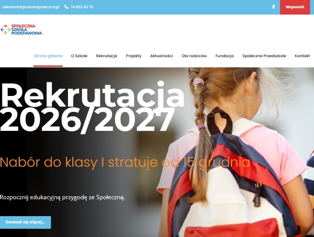 Drzwi Otwarte, Rekrutacja, Warsztaty – Społeczna Szkoła Podstawowa i Społeczne Przedszkole w Świdnicy