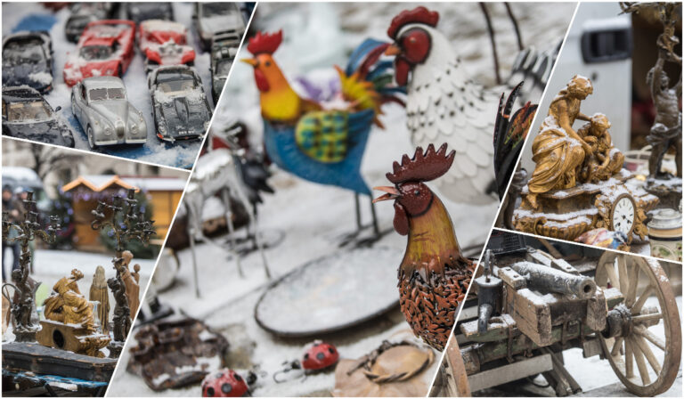 W zimowej aurze i nieco skromniejsza. Pierwsza w tym roku świdnicka Giełda Staroci [FOTO/VIDEO]