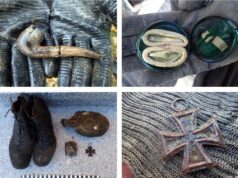 Fajka, nieśmiertelniki, pudełko prezerwatyw. Co jeszcze archeolodzy znaleźli podczas ekshumacji w Tomkowicach?