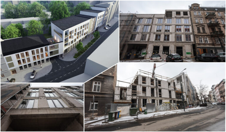 Trwa budowa przy ulicy Bolka Świdnickiego. Powstaje tam 41 mieszkań [FOTO]