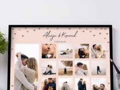 Prezent walentynkowy dla żony – romantycznie i z pomysłem Plakat na Walentynki ZAKOCHANI