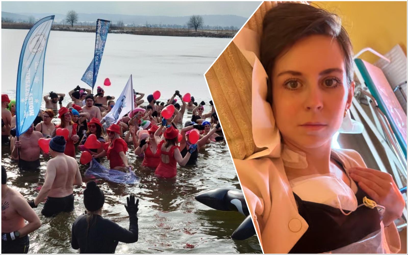 Wskoczą do lodowatej wody dla Anny Dudek. 32-latka walczy ze złośliwym nowotworem