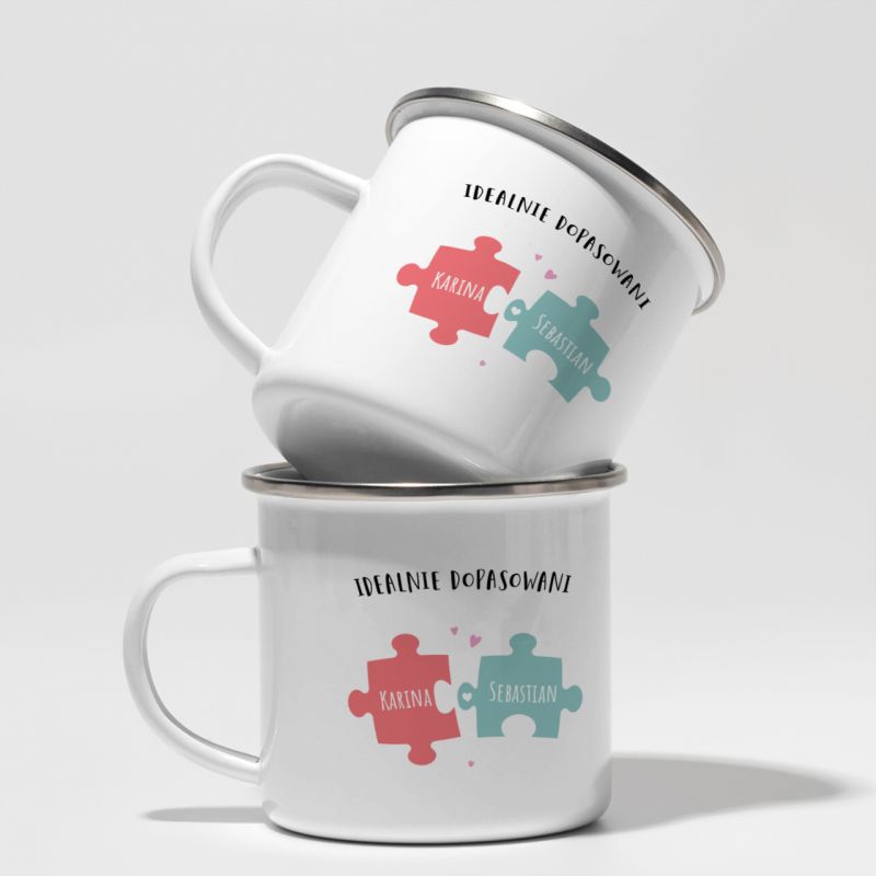  Kubki walentynkowe IDEALNIE DOPASOWANI 