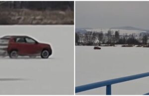 Niebezpieczne popisy na lodzie. Służby ostrzegają i apelują