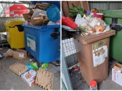 Lokatorzy odczują ulgę? Sklep rezygnuje ze wspólnej wiaty śmietnikowej