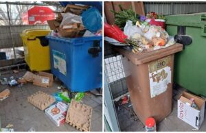 Lokatorzy odczują ulgę? Sklep rezygnuje ze wspólnej wiaty śmietnikowej