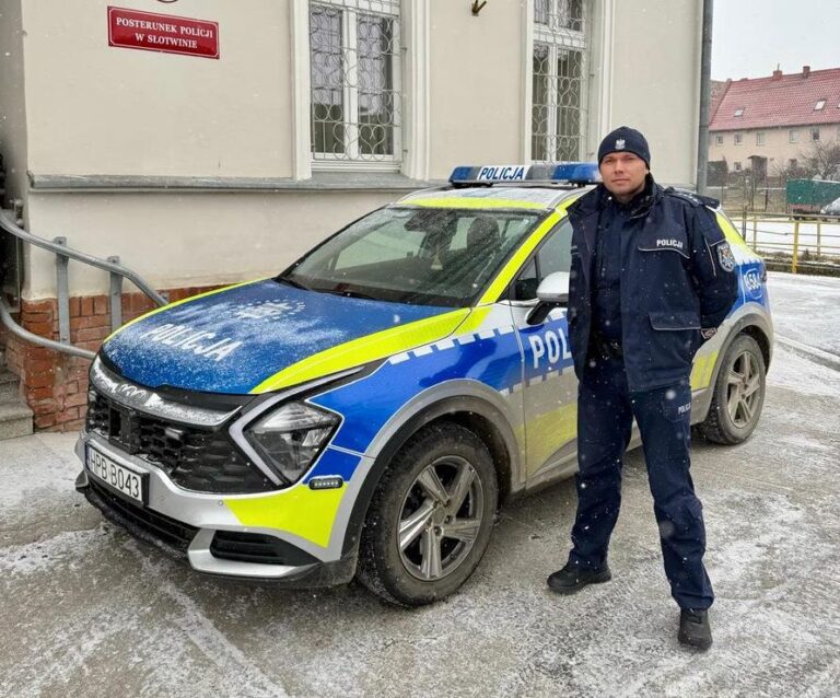 Policjant ze Słotwiny po służbie złapał złodzieja kawy