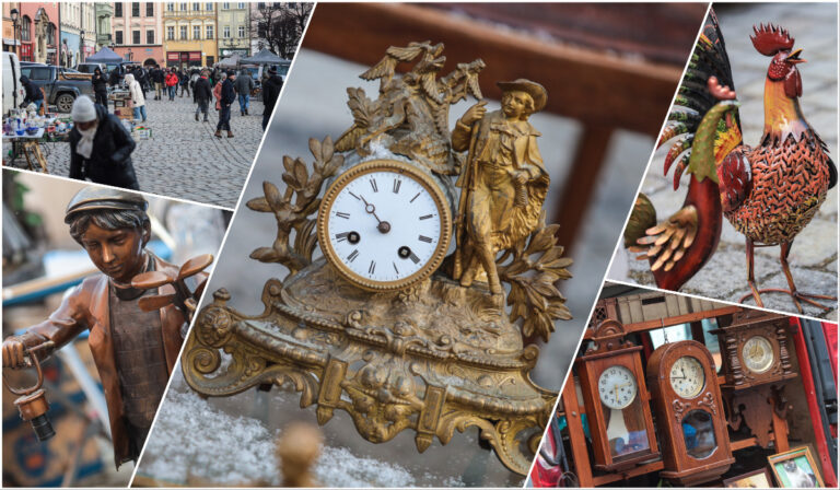 Od porcelany po miecze i meble. Giełda staroci znów zawitała na świdnicki Rynek [FOTO/VIDEO]