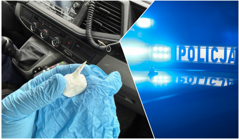 46-latek spowodował kolizję. Miał cofnięte uprawnienia i środki odurzające