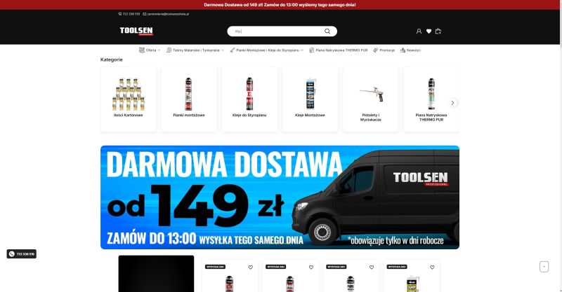 Chemia budowlana - producent TOOLSEN POLSKA