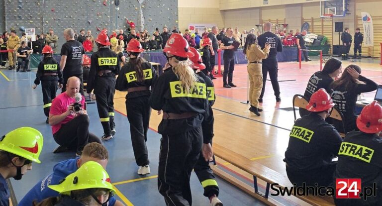 Pięć godzin zmagań. Mistrzowie Dolnego Śląska Młodzieżowych Drużyn Pożarniczych wyłonieni [FOTO]