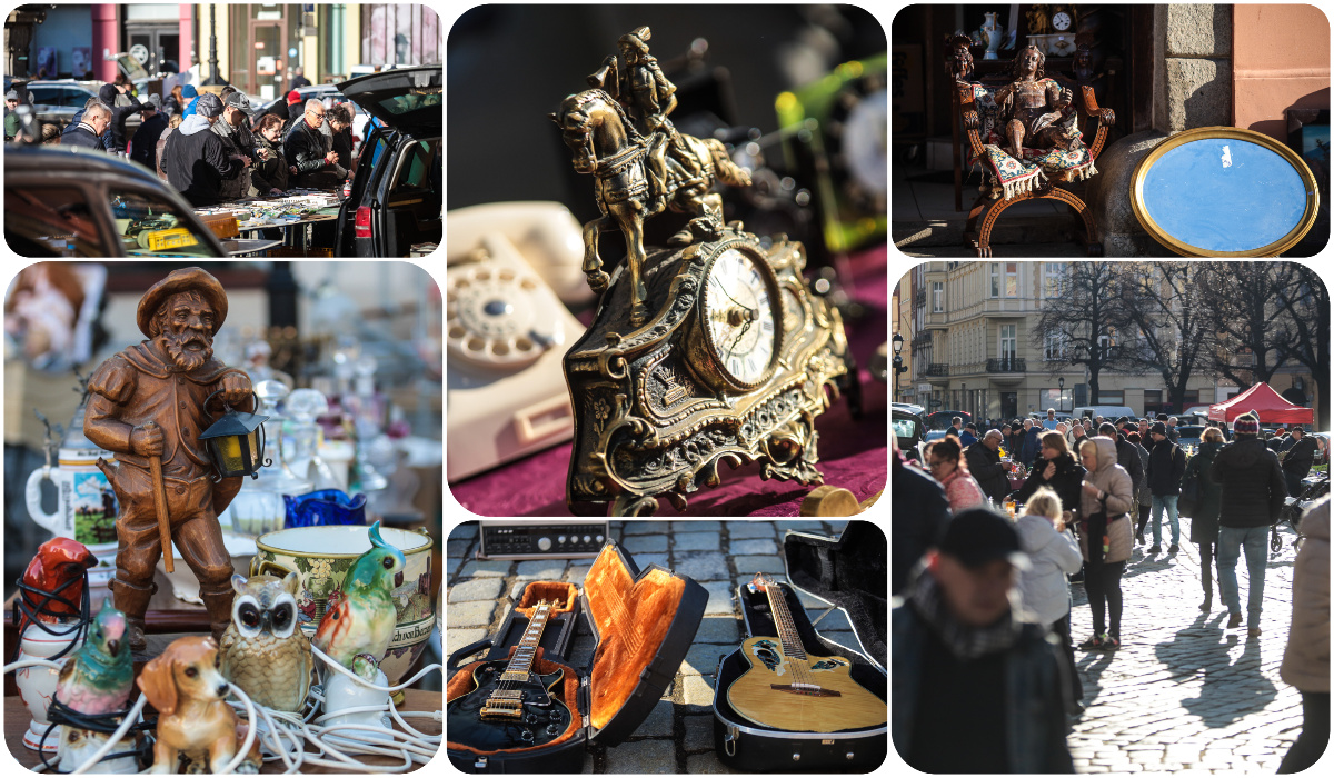 Miłośnicy rzeczy niezwykłych opanowali świdnicki Rynek. Tłumy na słonecznej giełdzie staroci [FOTO/VIDEO]