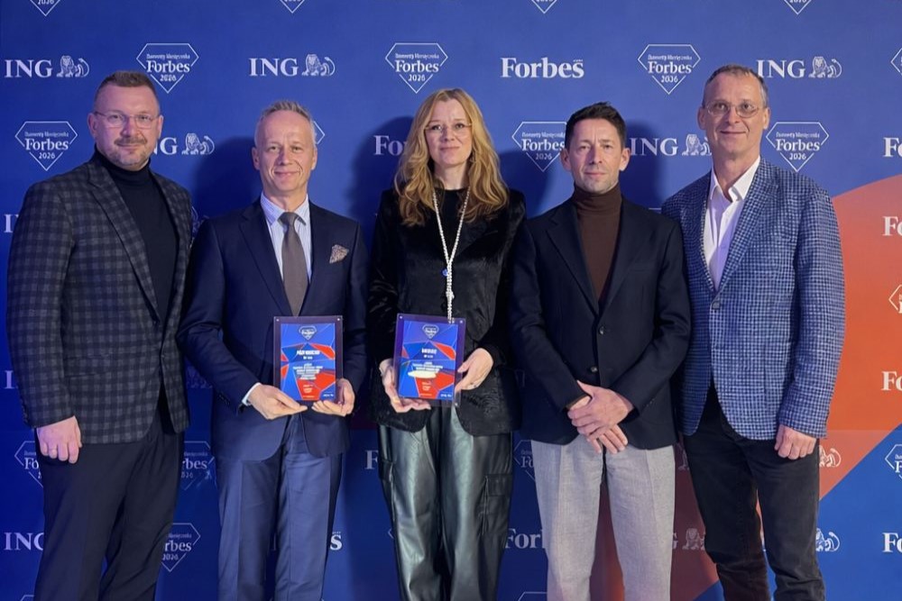 Świdnicka firma z Diamentem Forbesa 2026. Wyróżnienie odebrała Grupa Marconi [FOTO]