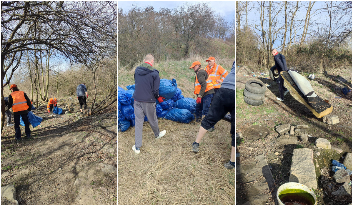 Skazańcy zabrali się za sprzątanie. Zebrali kilkadziesiąt worków śmieci i porzucone gabaryty [FOTO]
