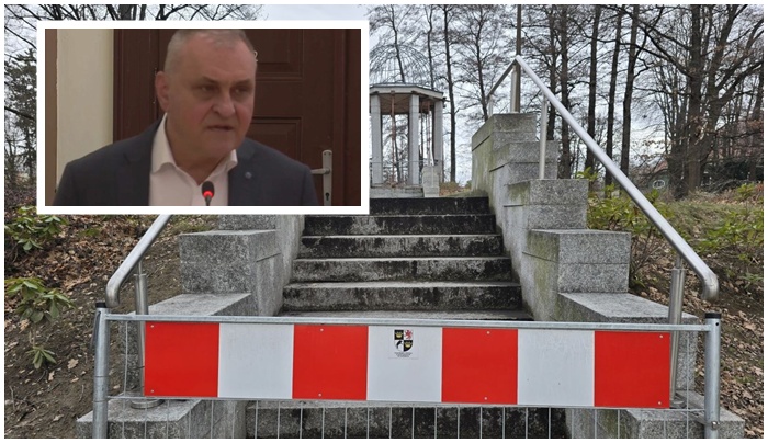 Kilkudziesięciotonowa konstrukcja na górze śmieci. Chwila szczerości czy niekompetencja dyrektora? [FOTO]