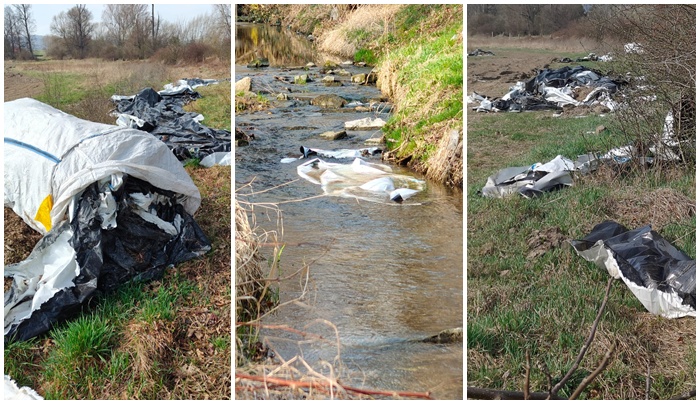 Śmietnisko nad i w potoku Witoszówka. Kombinat obiecuje porządki [FOTO]