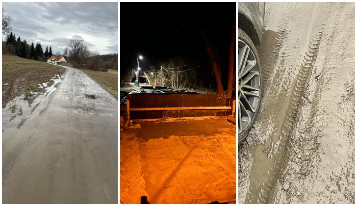 Mały most, wielkie problemy. Mieszkańcy toną w błocie [FOTO]