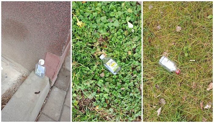 „Małpki” wszędzie. Kosze na śmieci – sztuk trzy [FOTO]