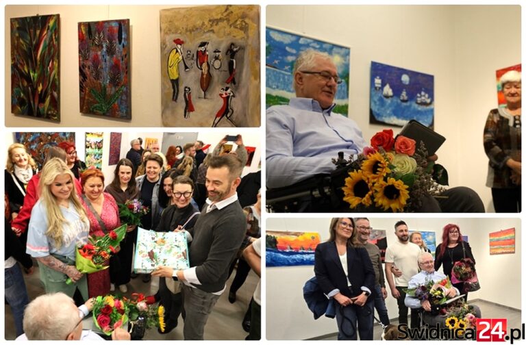 Dawniej był mistrzem cukiernictwa, dziś maluje obrazy. Poruszająca historia i wystawa w Świdnicy [FOTO]