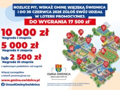 Nawet 17 500 zł do wygrania! Wystartowała loteria promocyjna „ROZLICZ PIT W GMINIE ŚWIDNICA”
